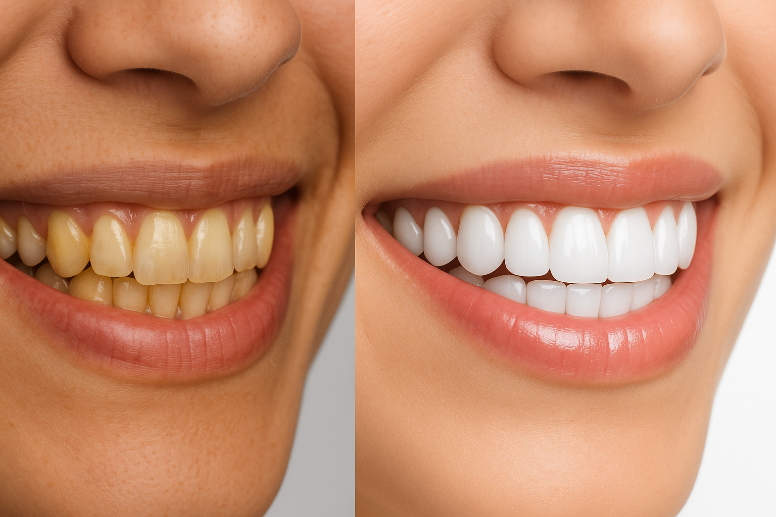 Before Yellowed Teeth